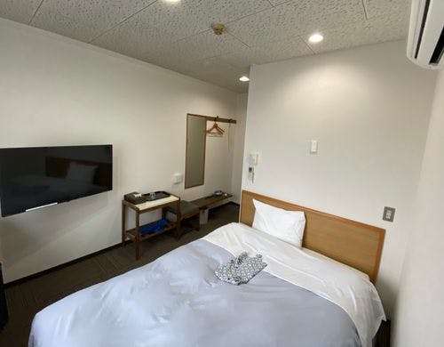 内装リニューアルした新館シングルルーム