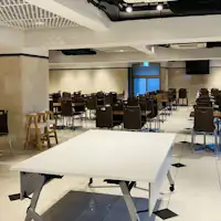 朝食会場