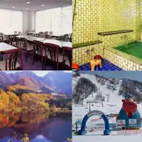 โรงอาหาร, ห้องอาบน้ำ, ลานสกี