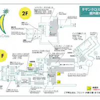Peta panduan dalam ruangan Southern Cross Resort