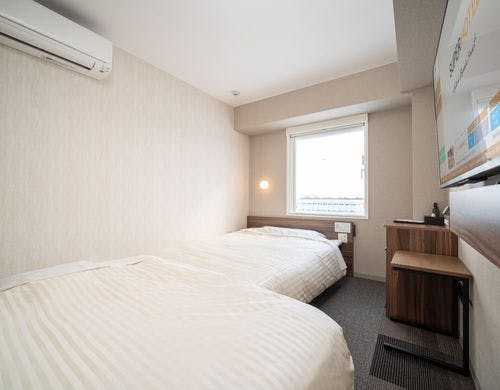 最大２名までお泊り頂けます(幼児含む)