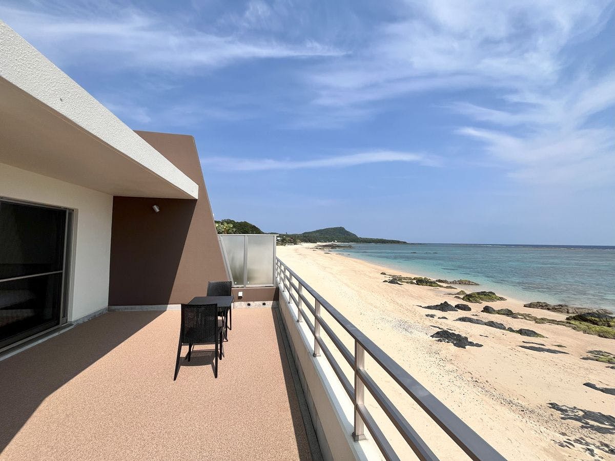 【ห้องพัก】ลมทะเลที่ระเบียงให้ความรู้สึกสบาย