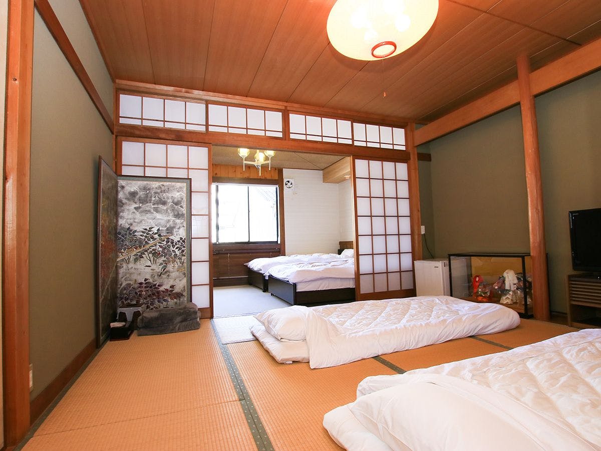 ห้องพักกว้างขวางสไตล์ญี่ปุ่น