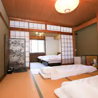 ห้องพักกว้างขวางสไตล์ญี่ปุ่น