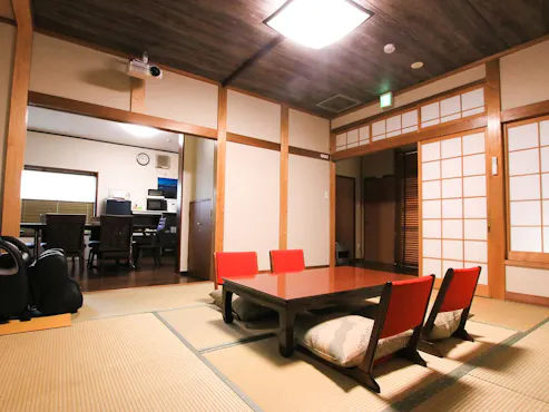 ห้องพักสไตล์ญี่ปุ่นที่กว้างขวาง