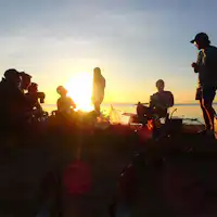 바다 향기를 느끼며 BBQ를 즐기세요.