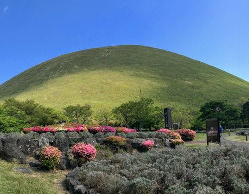 さくらの里公園からの大室山