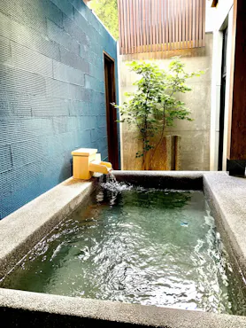 ห้องพักแยกส่วน Inokuchi พร้อมน้ำพุร้อนและอ่างอาบน้ำกลางแจ้ง.