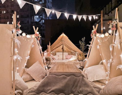 ・屋上(冬)グランピング「THE DECK」