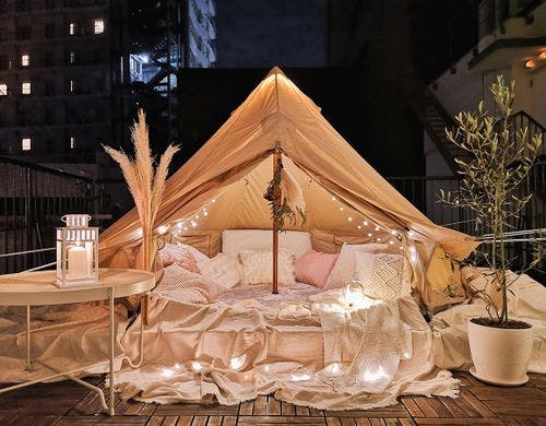 ・屋上(冬)グランピング「THE DECK」