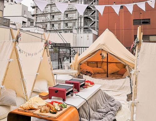 ・屋上(冬)グランピング「THE DECK」