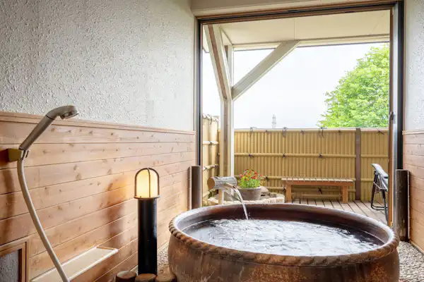 【Annex Twin Room with Open-Air Bath】