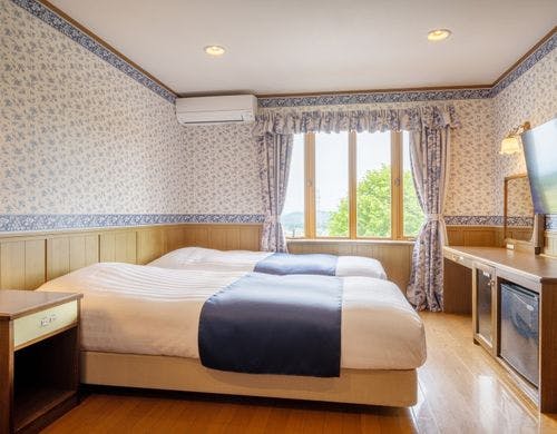 猪苗代湖を望む♪展望ひのき風呂別館ツイン