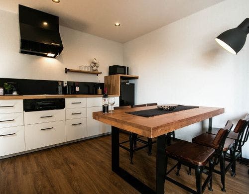 キッチンとダイニング