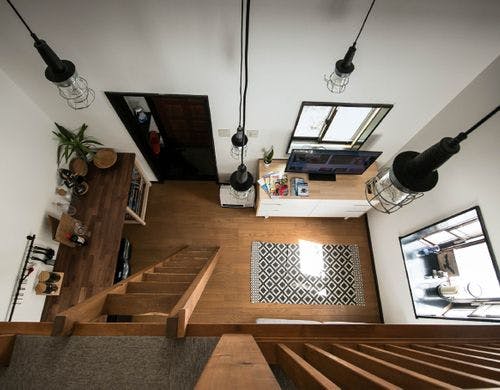 ロフトからの眺め