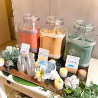 บุฟเฟต์เกลืออาบน้ำ (บริเวณหน้าเคาน์เตอร์ฟรอนต์)