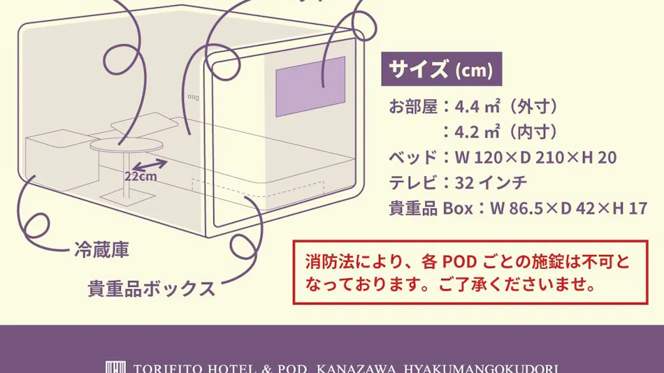 Torifito Hotel & Pod Kanazawa Hyakumangoku-dori
