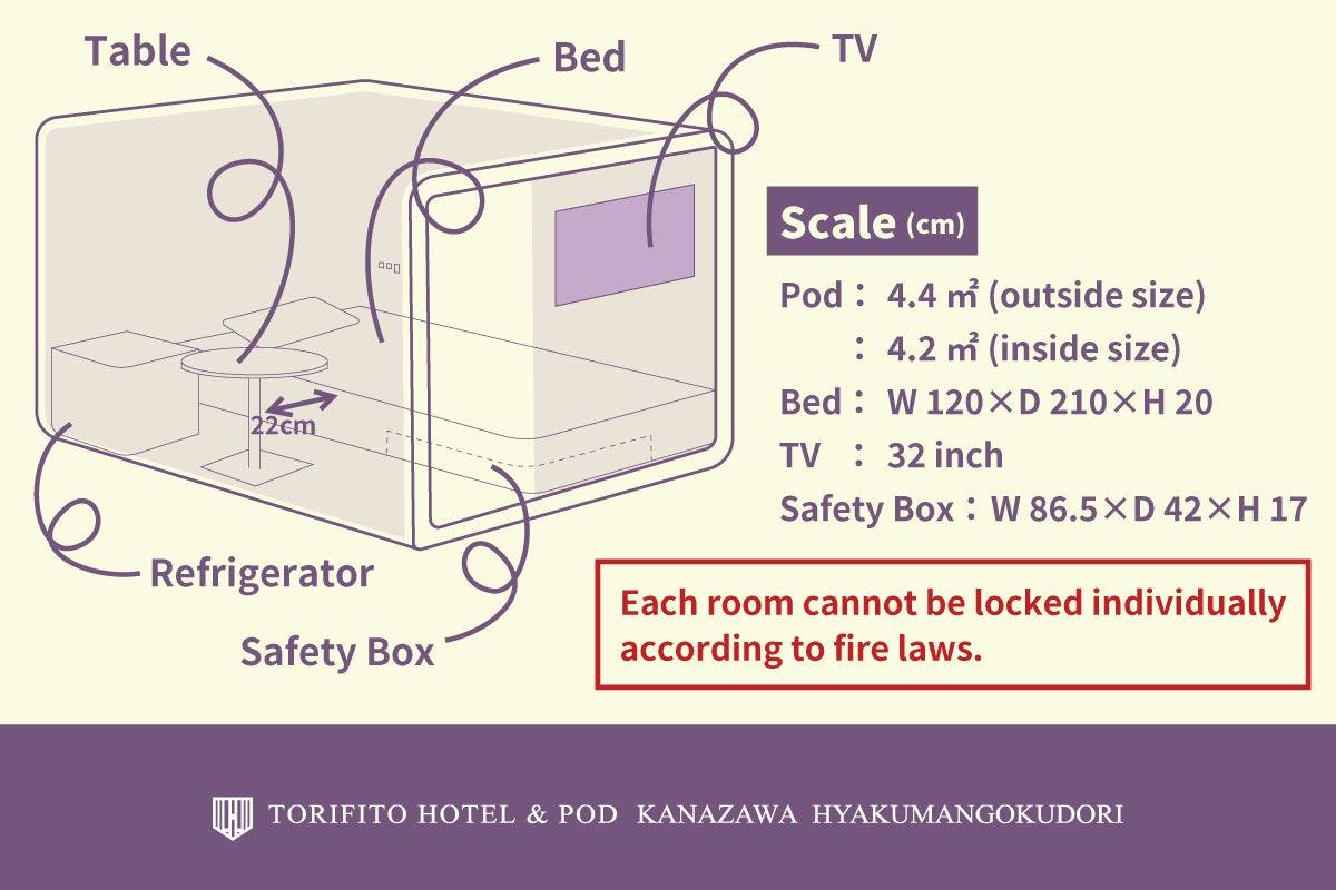Torifito Hotel & Pod Kanazawa Hyakumangoku-dori