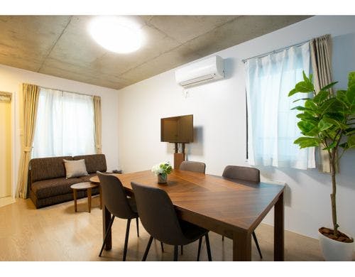 素敵なカウンターキッチンで自炊も楽々。