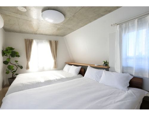 上下階が分かれていて快適。