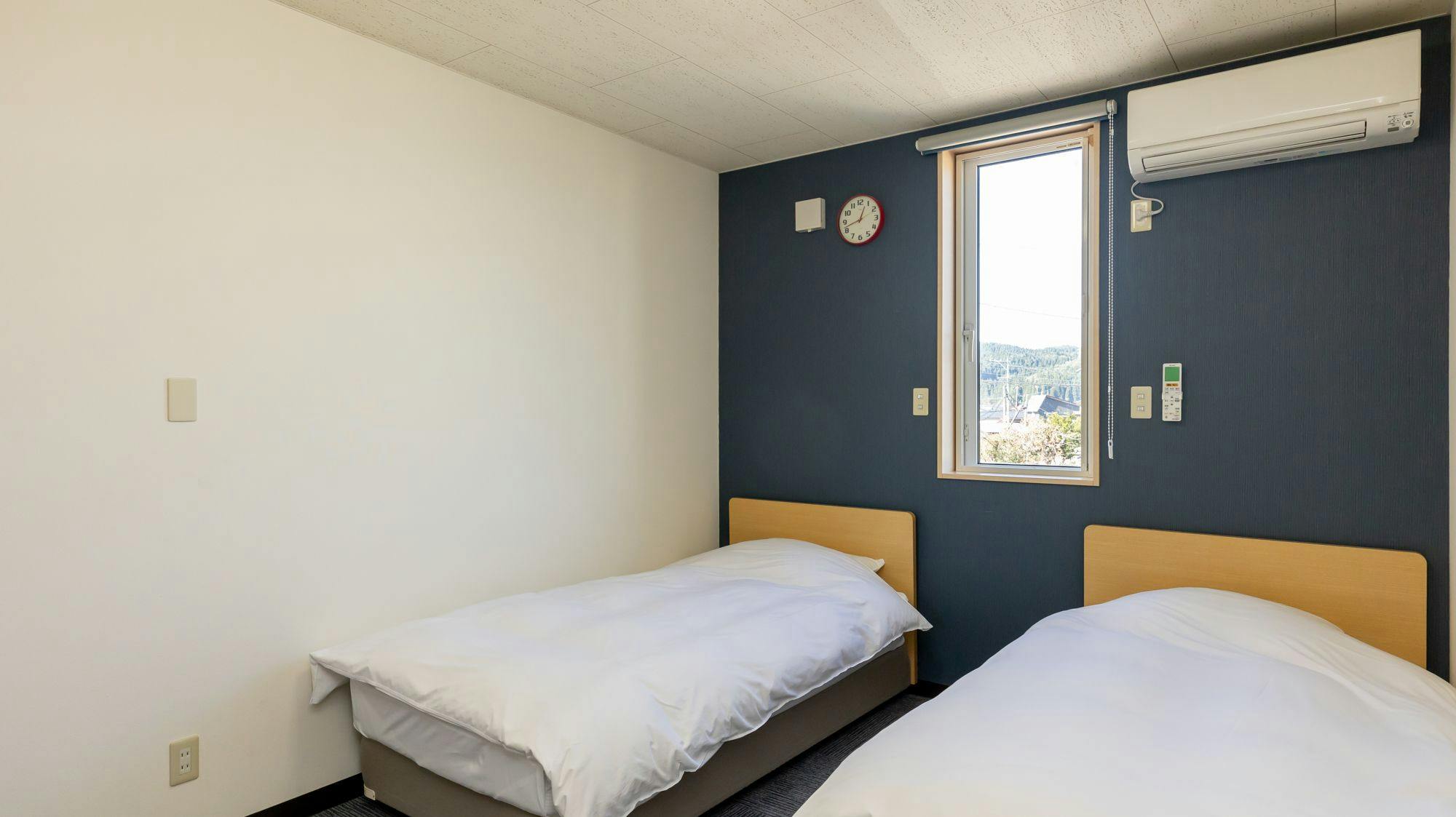 ห้องพักเตียงคู่ 【ปลอดบุหรี่】