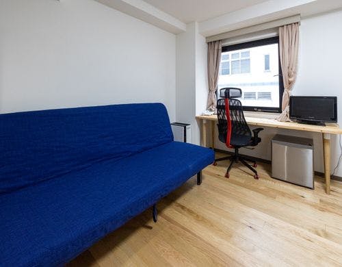 ユニットバスには、ナノイー暖房換気扇付き