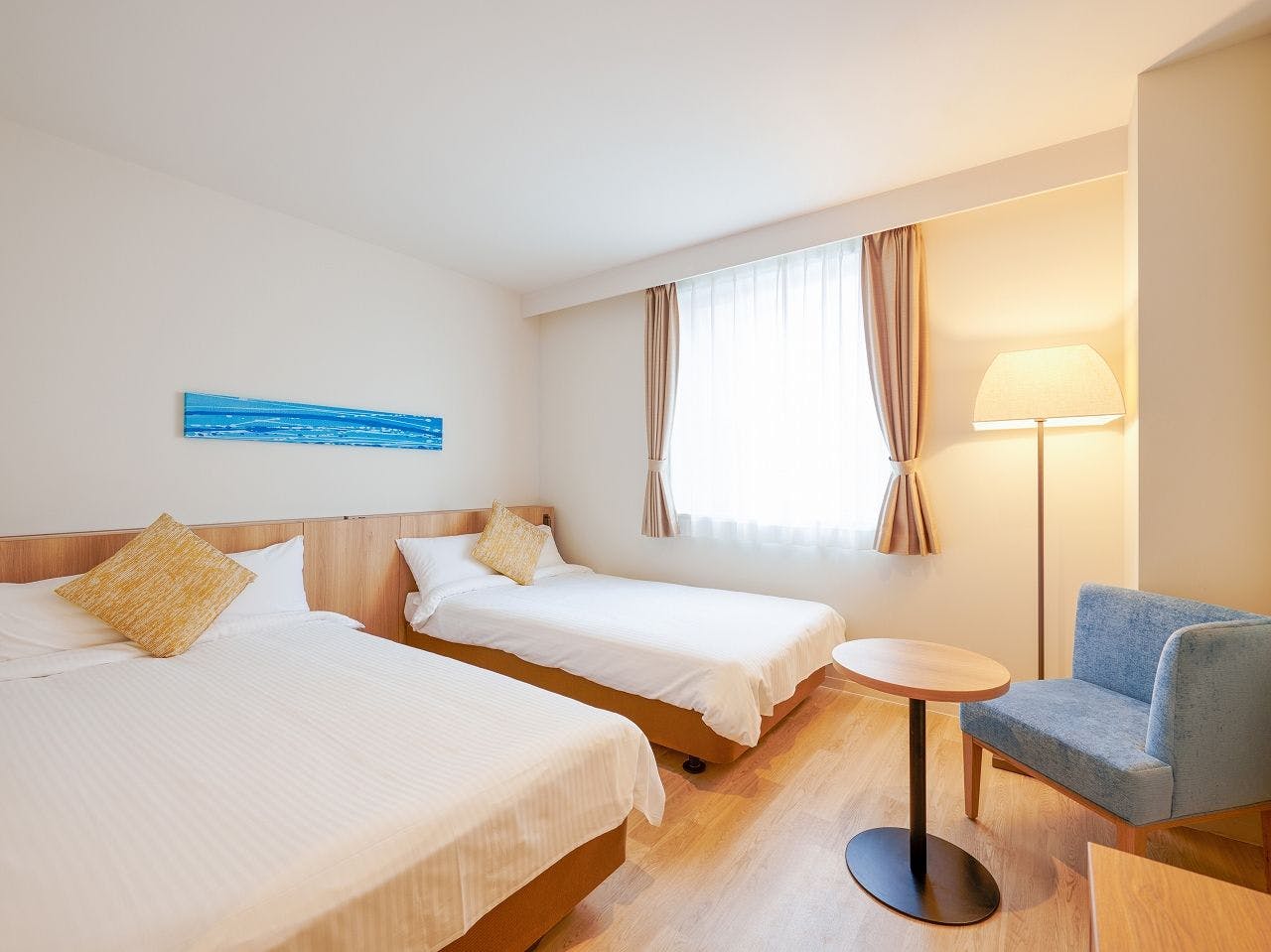 休閒雙床房※3～4位客人將提供2間房間