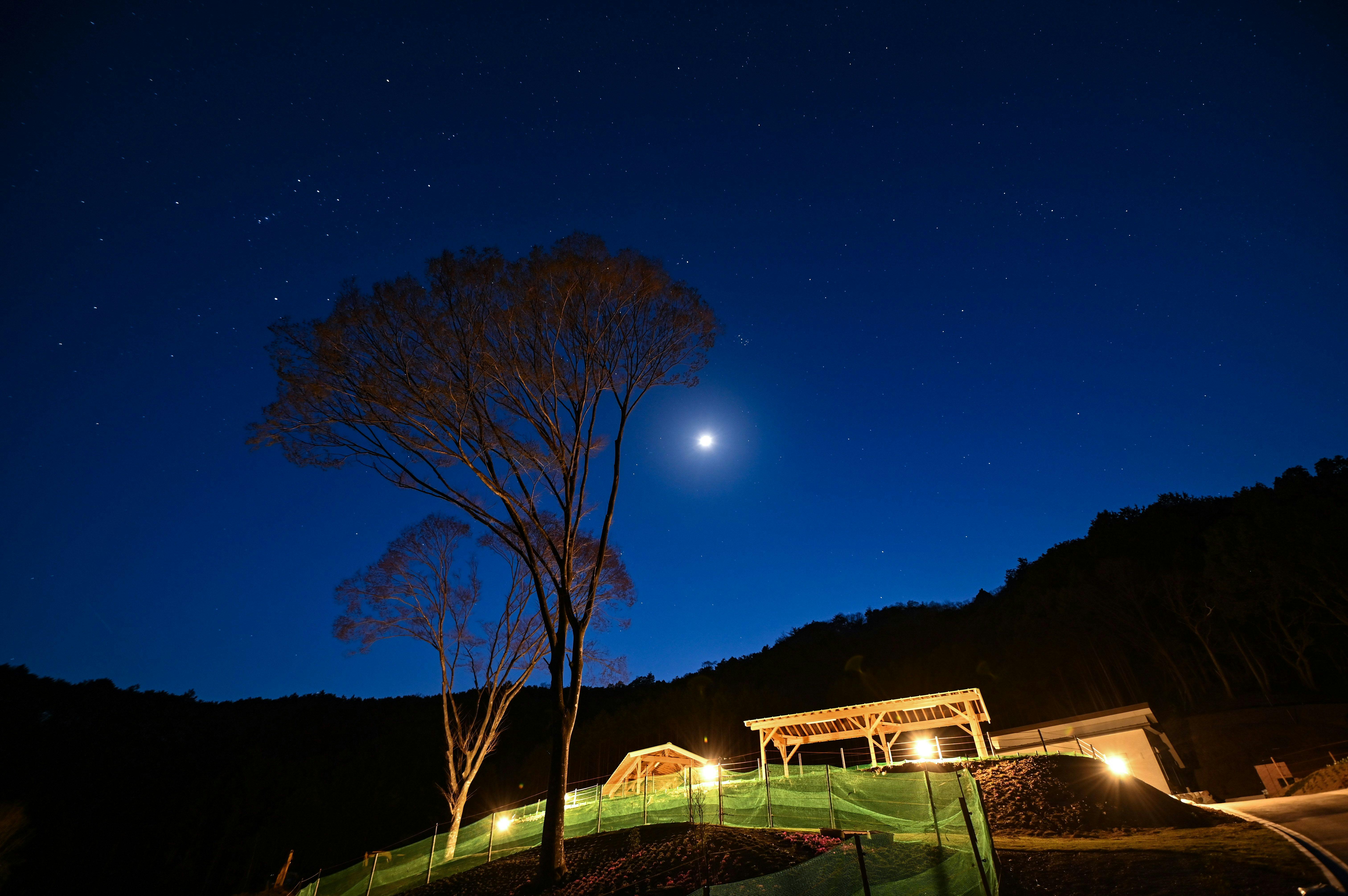 うぐいすの森キャンプ場 施設全景