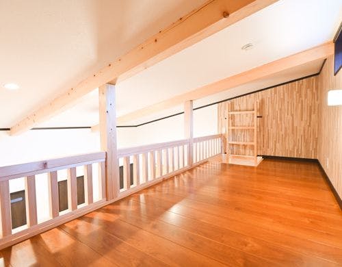 コテージ内　ロフト