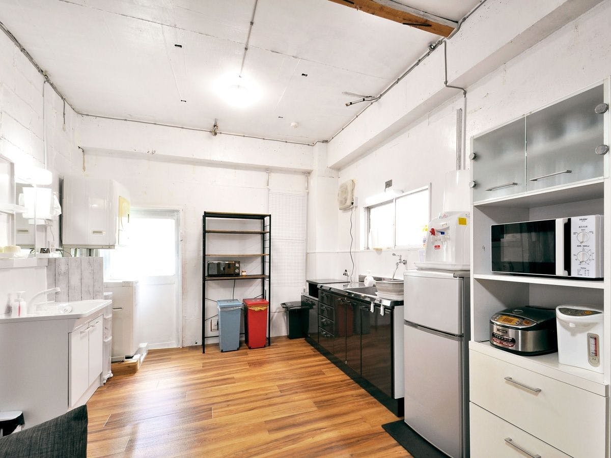 【สิ่งอำนวยความสะดวก】ห้องครัว, เครื่องซักผ้า, เครื่องอบผ้า