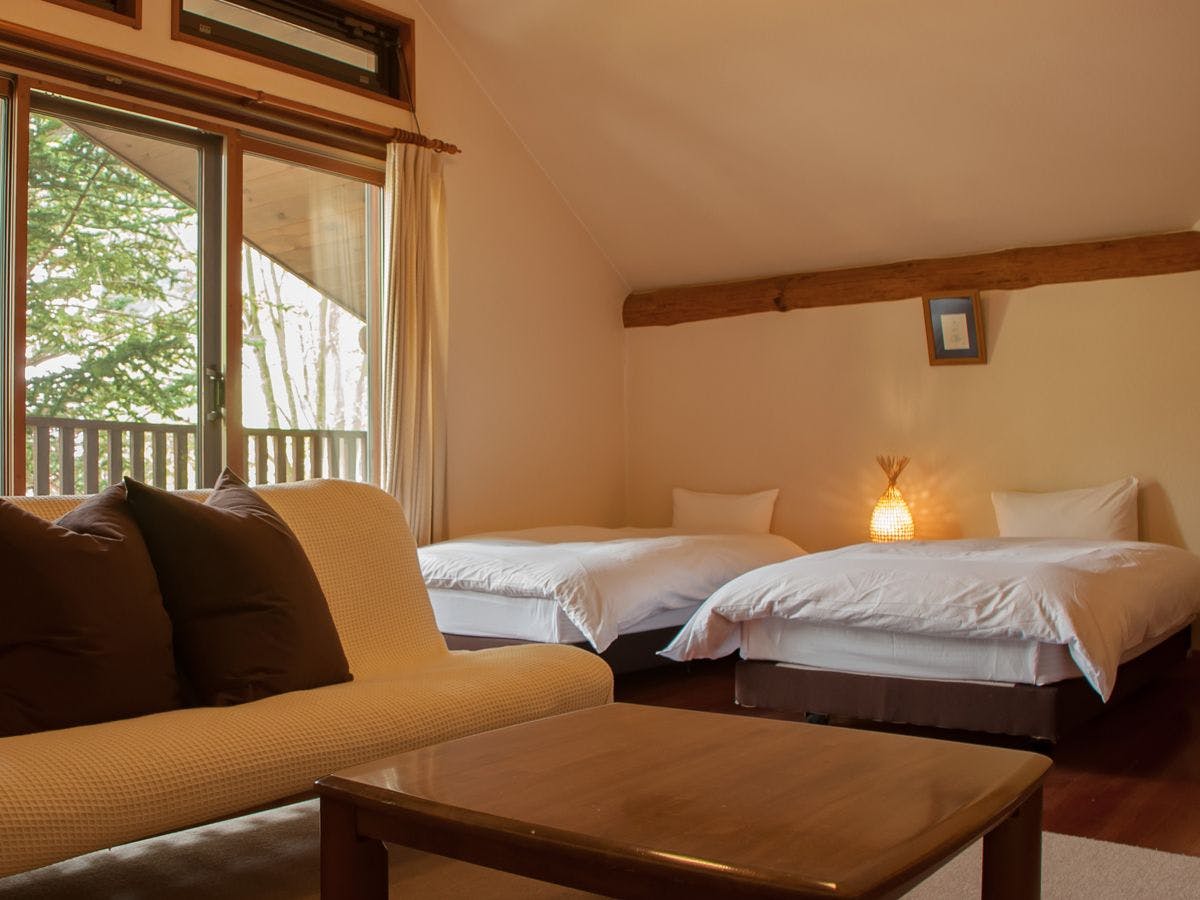 บ้านไม้ 2 ชั้น - ห้องพักสำหรับสามคน