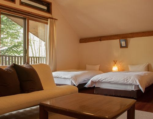 ログハウス2階・トリプルルーム