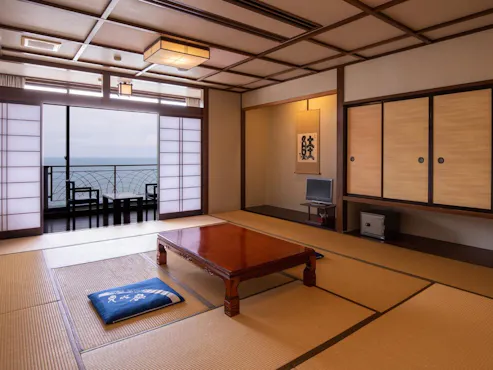 ~ ลมทะเล 11.5 เสื่อทาทามิ วิวทะเล ◎ ห้ามสูบบุหรี่ ~