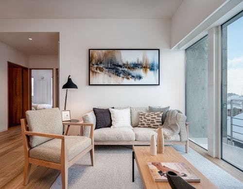 2ベッドルーム　リビング