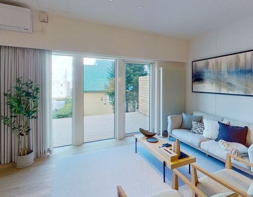 2ベッドルーム・テラス付き　リビング