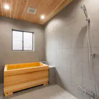 【ห้องอาบน้ำ】อ่างอาบน้ำที่ทำจากไม้ฮิโนกิ