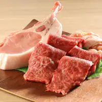 【อาหารเย็น】เนื้อแบรนด์ Gunma (วัว หมู ไก่)