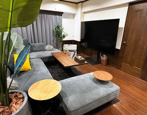 ・広いリビングに各階で異なるインテリア！