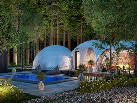 中津川グランピング　森の空