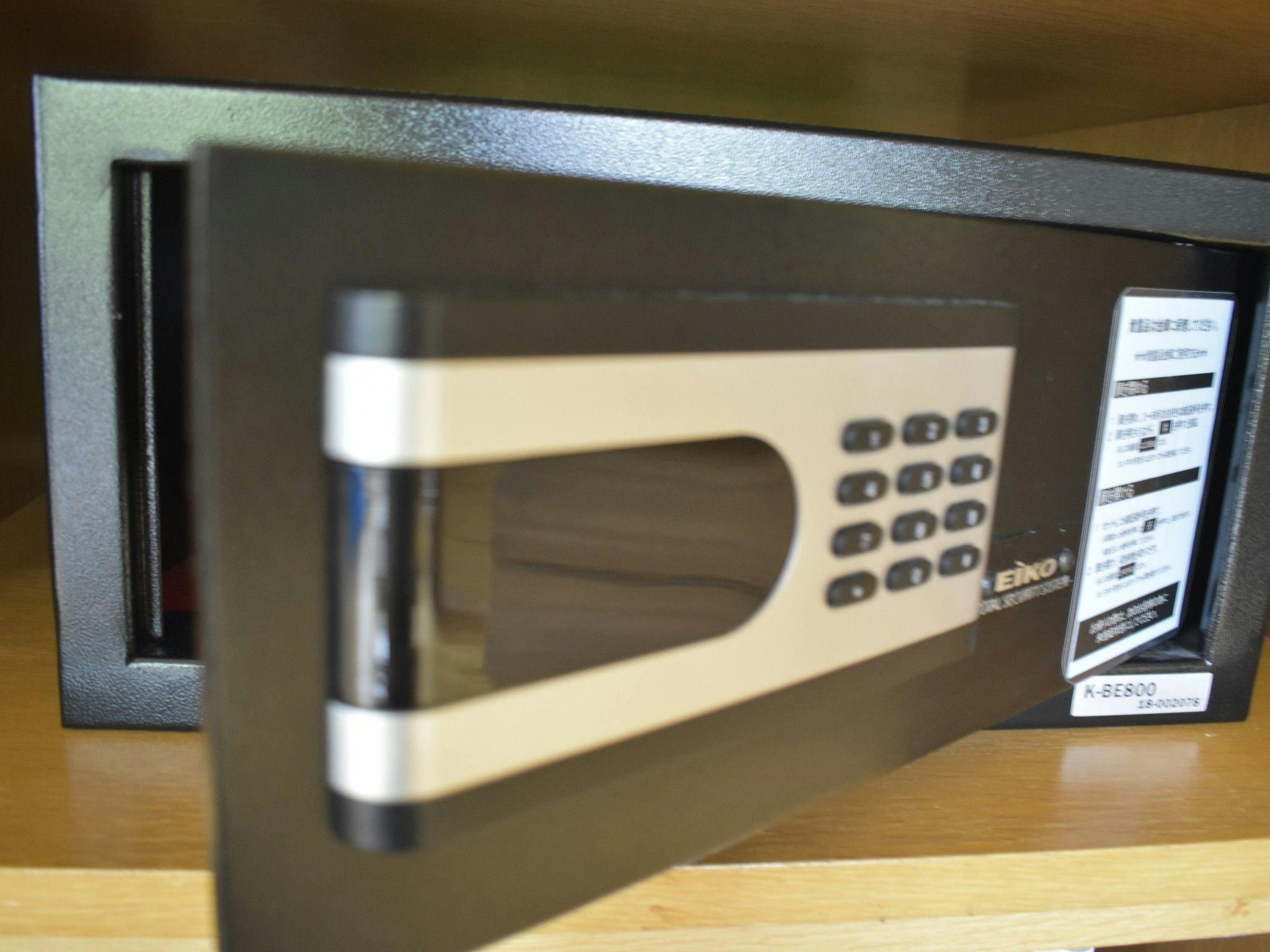 All rooms are equipped with a safe box.