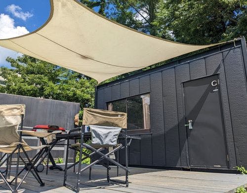 【ウッドデッキでBBQが出来ます♪】