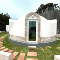 โดมเฮ้าส์ A / เตียงคู่ + ห้องใต้หลังคา