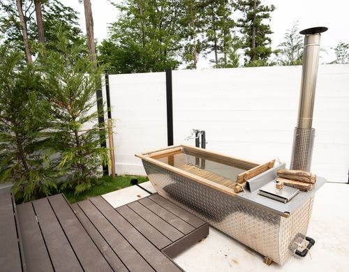 薪風呂（エアストリーム）