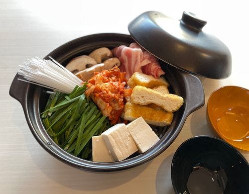 鍋プラン一例（キムチ鍋）