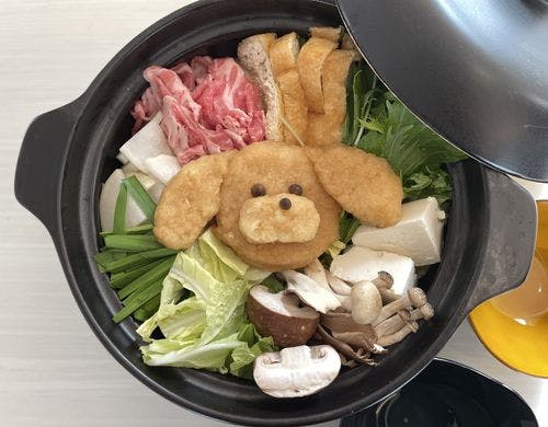 鍋プラン（LUCYみぞれ鍋）一例