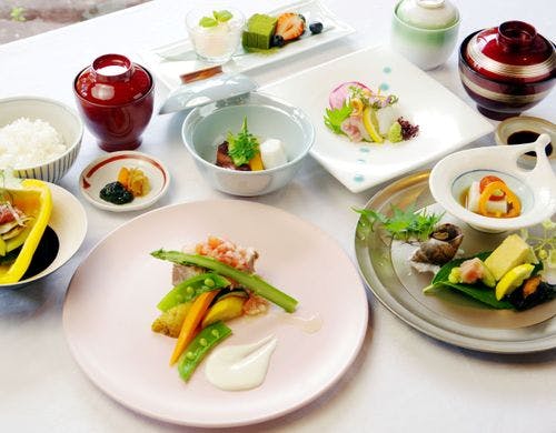 瀬戸内のお魚とブランド豚「美星豚」の夕食