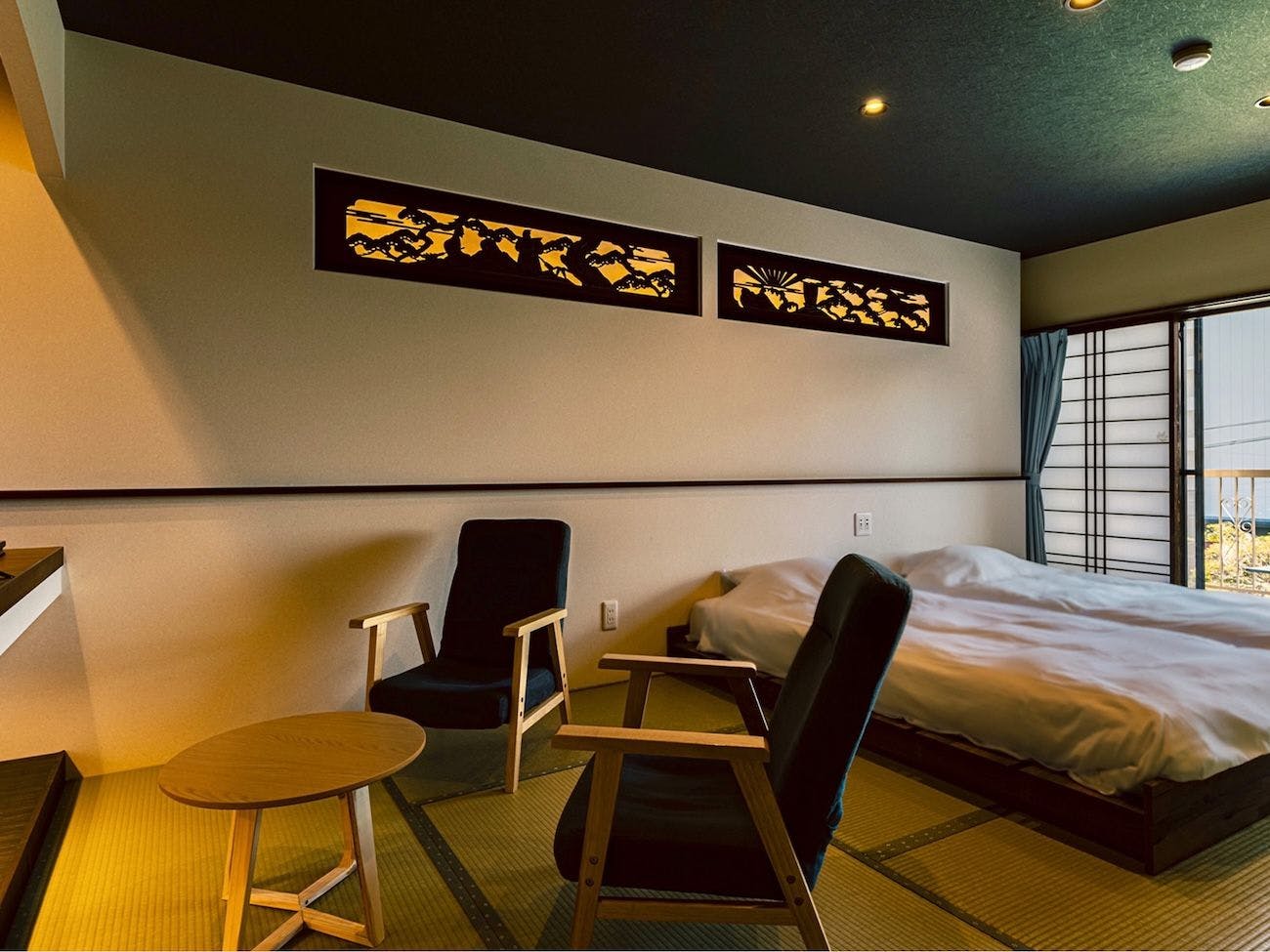 【晓】榻榻米的清香与床铺的温暖