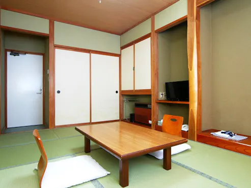 【ห้องพัก】ห้องสไตล์ญี่ปุ่นขนาด 8 เสื่อทาทามิ