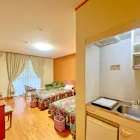 【อาคารใหม่】ห้องพักเตียงคู่สไตล์ตะวันตก พร้อมมินิครัว