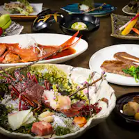 Hidangan kaiseki dinaik taraf (contoh)